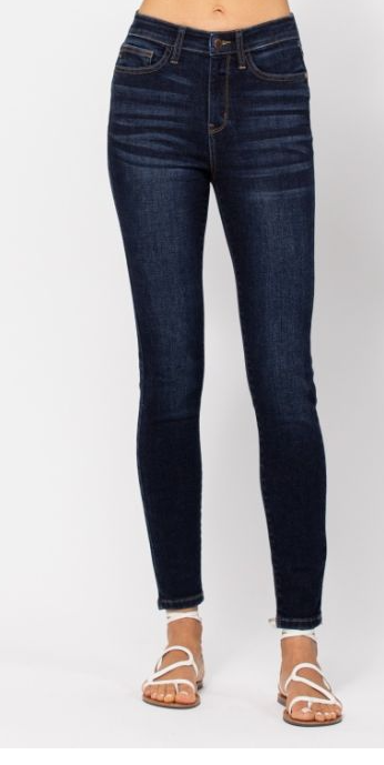 Judy Blue Hi Waist Skinny with handsanding