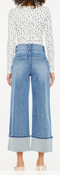 Kan Can 90's Cropped wide Jeans