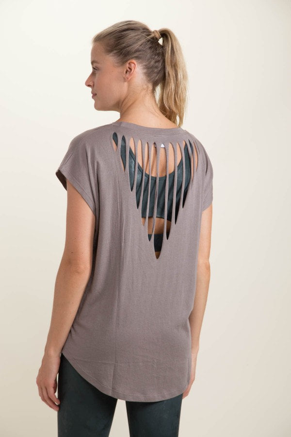 Heather Cut Out Lesiure Top