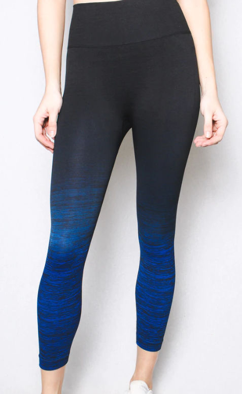 Black Blue Ombre Leggings – NC Chic Boutique