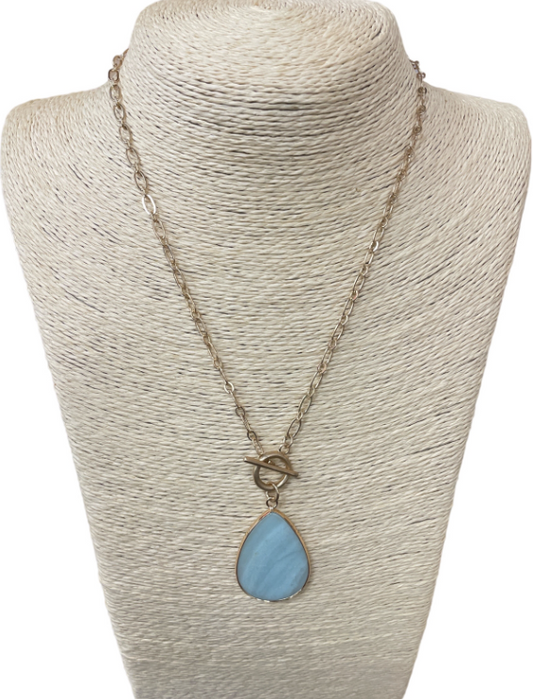 Amazonite Natural Stone Short Necklace