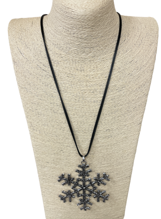 Antique Snowflake Necklace