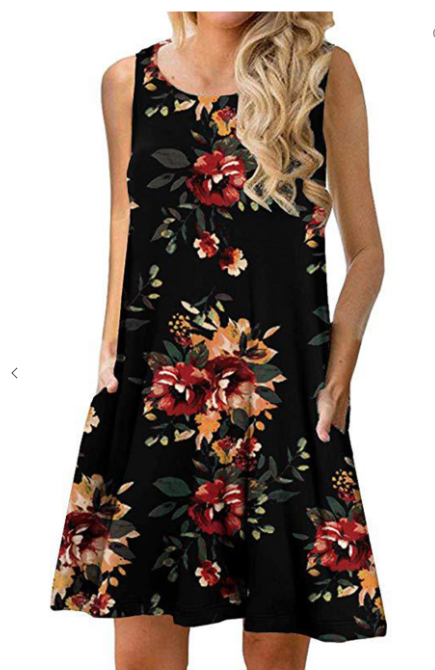 Floral Flowy Pocket Tank Sundress