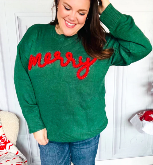 Green Be Merry Sweater