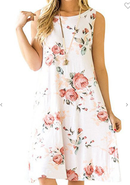 Floral Flowy Pocket Tank Sundress