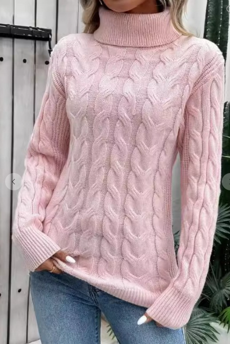 Turtleneck Twist Sweater