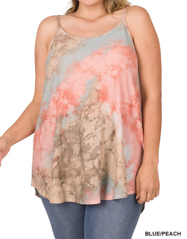 Plus Blue Peach Reversible Soft Cami