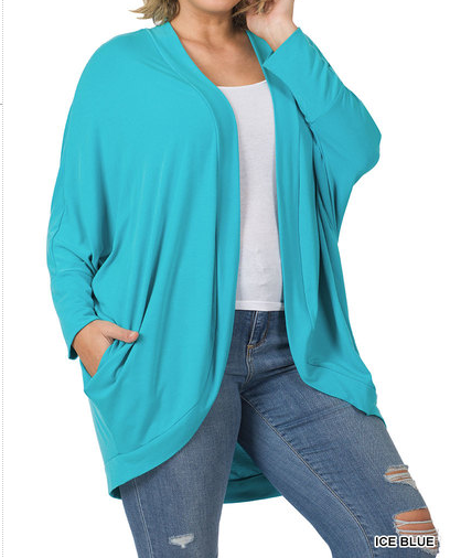 Plus Cocoon Cardigan