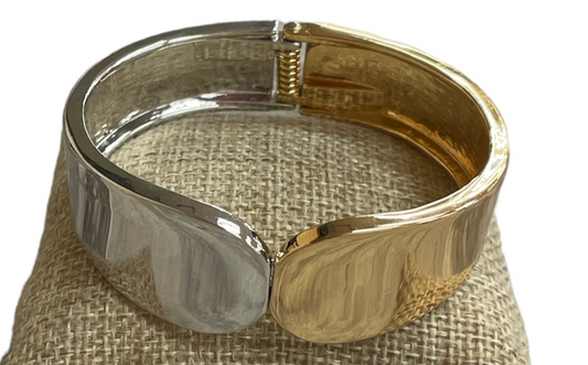 Shiny Two Tone Bracelet